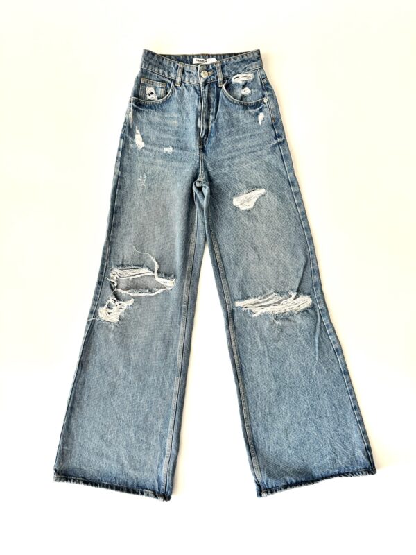 Jeans anchos rotos Talla XS-S - Image 2