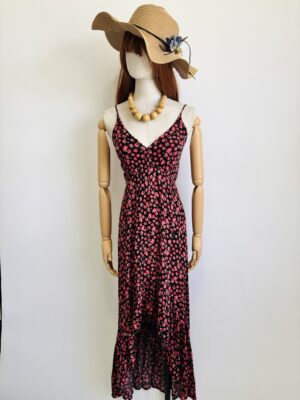 Maxi vestido floreado Talla S