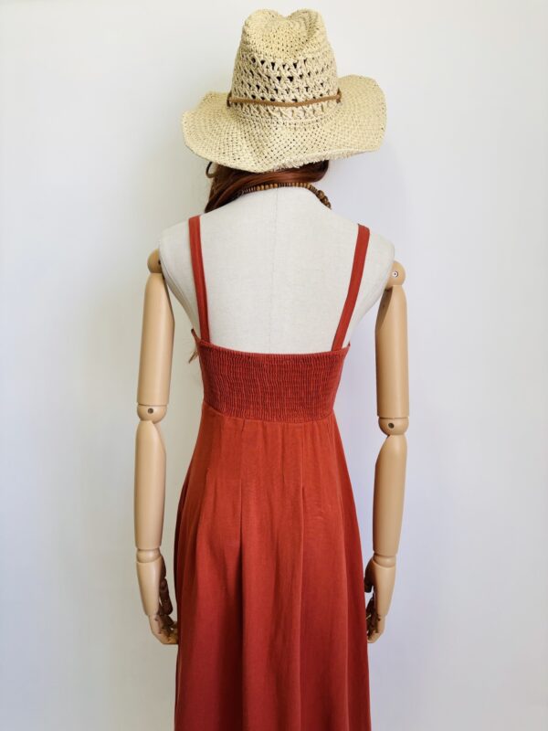 Vestido midi botones Talla S - Image 3