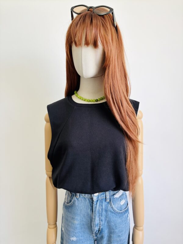 Blusa chaleco negro Talla M-L