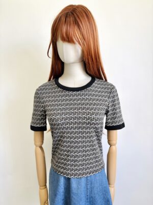 Blusa rombos Zara Talla M