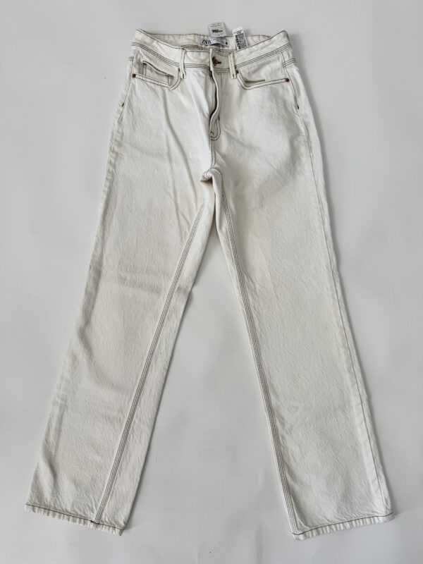 Jeans rectos mezclilla Talla S