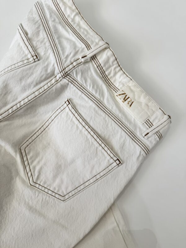 Jeans rectos mezclilla Talla S - Image 3