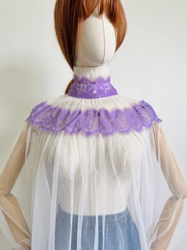 Blusa encaje transparente Talla S - Image 3