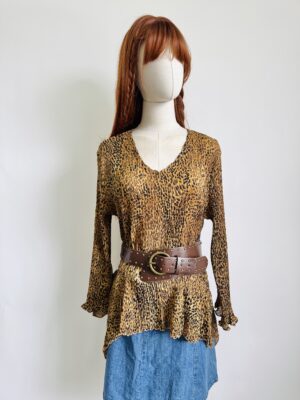 Blusa animal print Talla XL