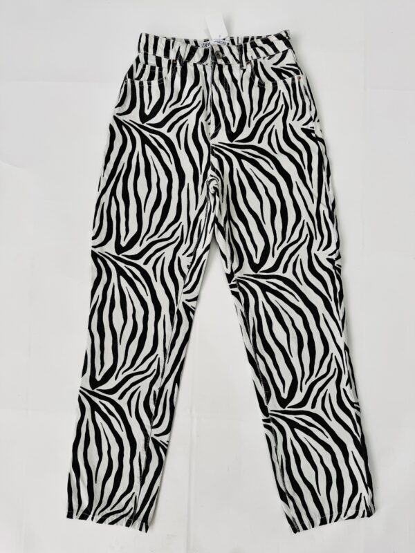 Jeans zebra Zara Talla 2 - Image 2