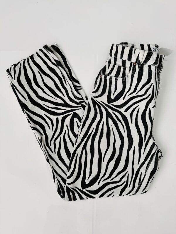 Jeans zebra Zara Talla 2