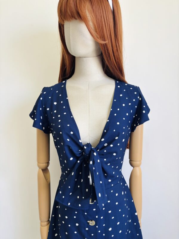 Vestido puntos Talla S - Image 2