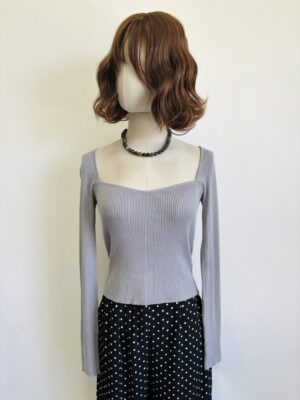 Blusa canalé corazón Talla M
