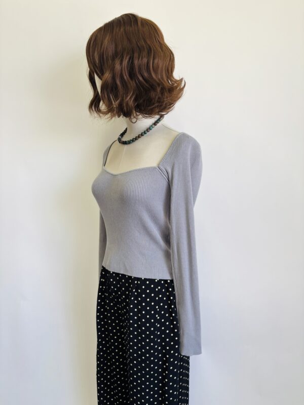 Blusa canalé corazón Talla M - Image 2