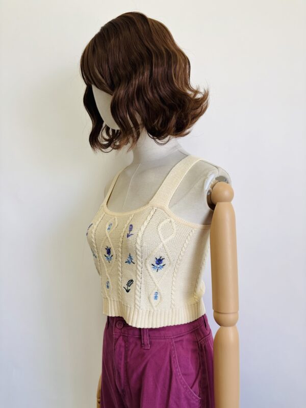 Top tejido bordado Talla S - Image 2