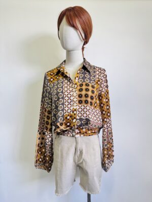 Camisa corta estampada Talla S