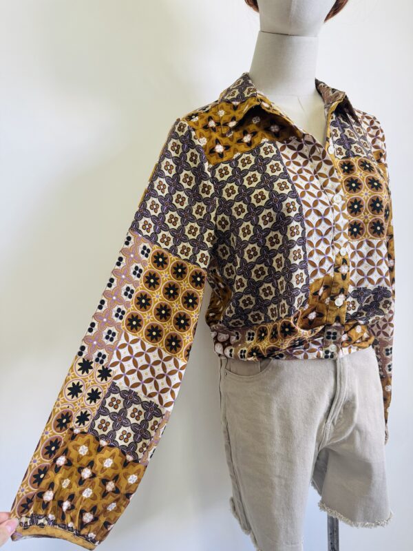 Camisa corta estampada Talla S - Image 3