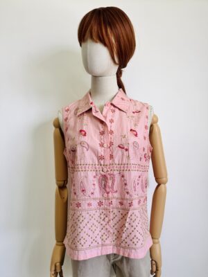 Camisa croquelada Talla S-M