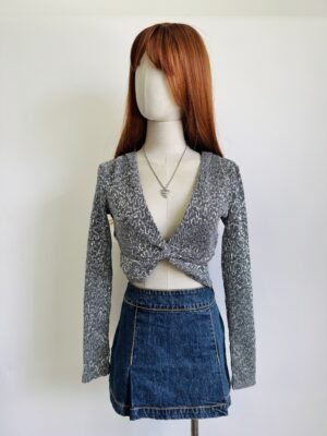 Blusa brillosa Talla S