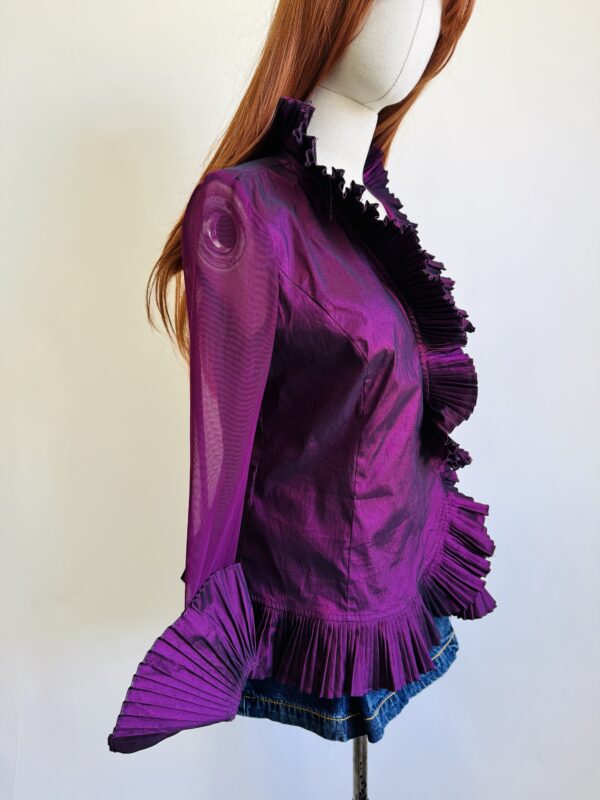 Blusa vintage tornasol Talla M - Image 3