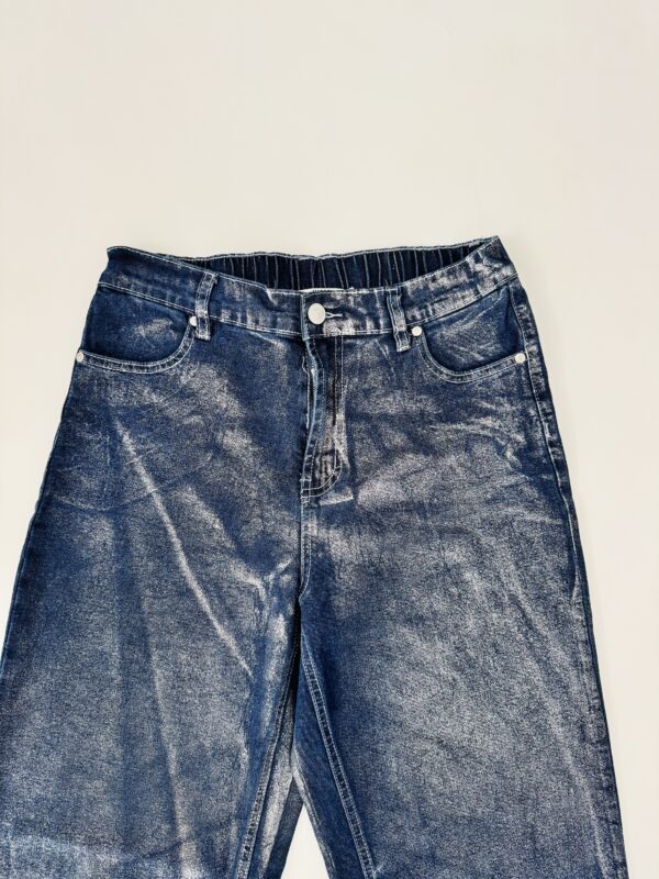 Jeans foil plata Madden NYC Talla S-M - Image 3