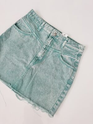 Falda verde mezclilla Talla 4