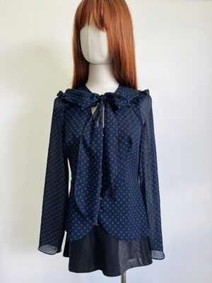 Blusa vaporosa puntos Talla M