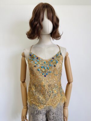 Blusa encaje bordados Talla M-L