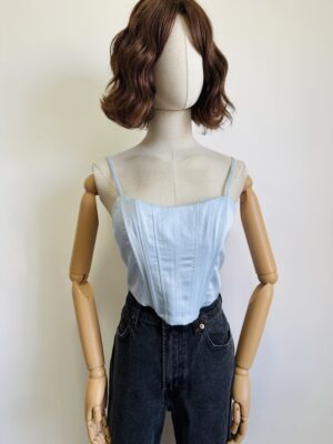 Corset azul brillante Talla M
