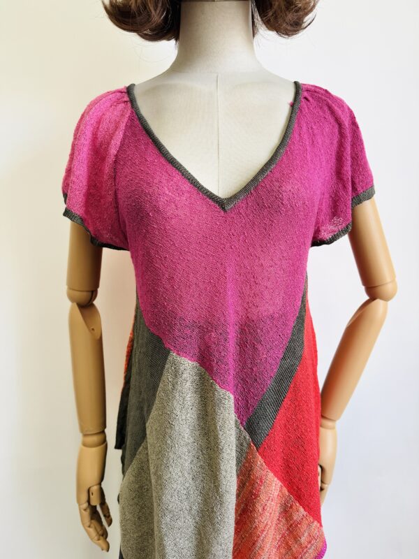 Blusa vintage parches Talla L - Image 2