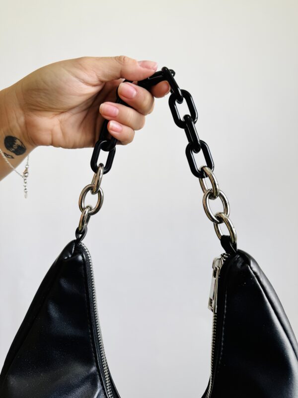 Bolso negro hombro mediano - Image 3