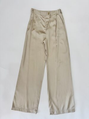 Pantalon satinado tiro alto Talla S