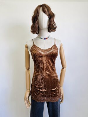 Blusa terciopelo y2k Talla S