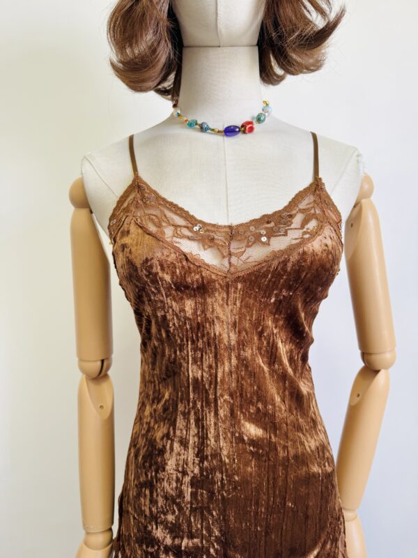 Blusa terciopelo y2k Talla S - Image 2
