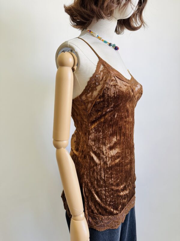Blusa terciopelo y2k Talla S - Image 3