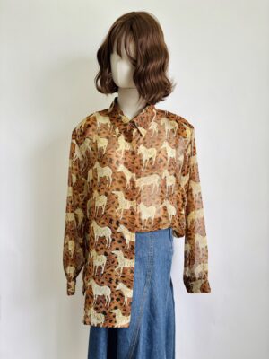 Camisa caballos Talla L-XL