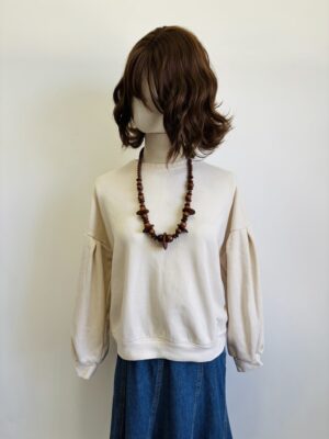Sudadera Beige Talla M