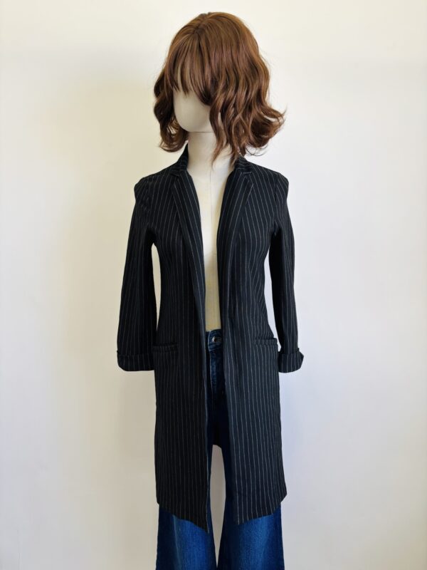 Blazer Largo Rayado Talla M