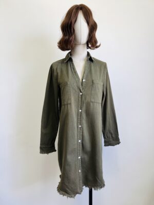 Vestido olivo grueso Talla S