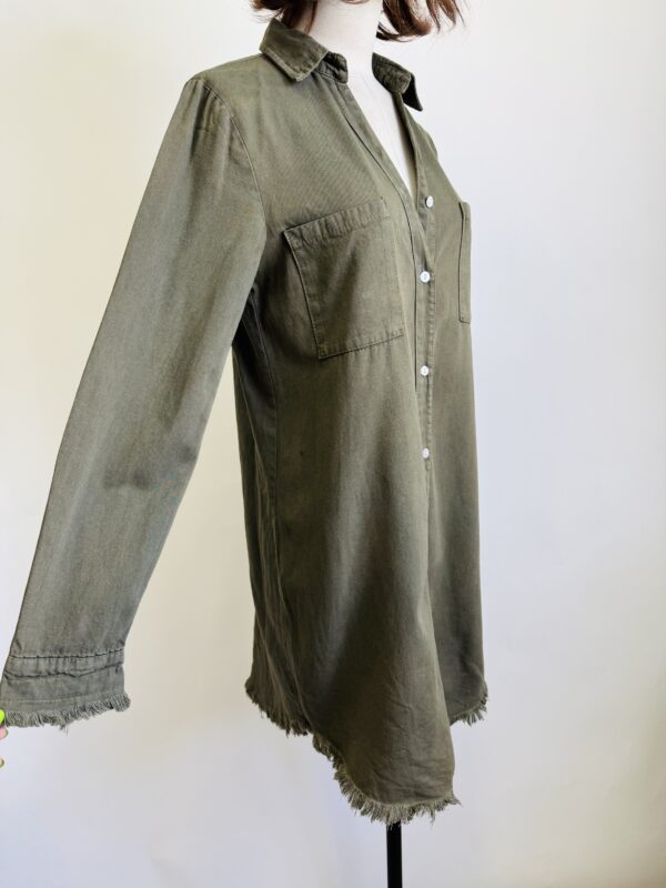 Vestido olivo grueso Talla S - Image 3