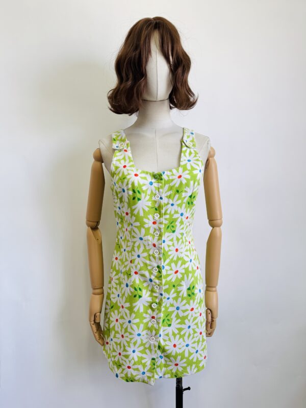 Vestido vintage verde Talla S-M