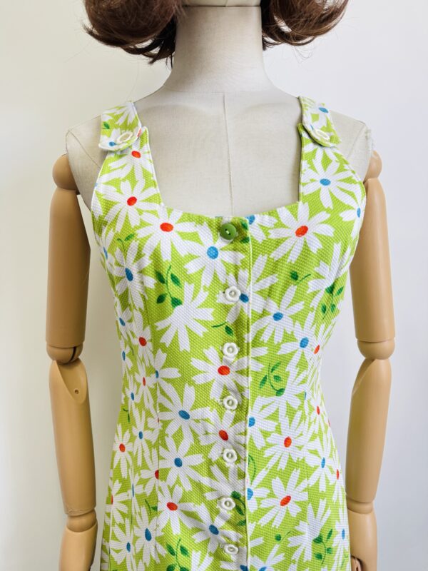 Vestido vintage verde Talla S-M - Image 2
