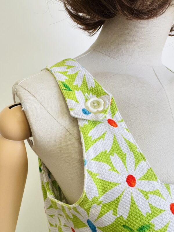 Vestido vintage verde Talla S-M - Image 3