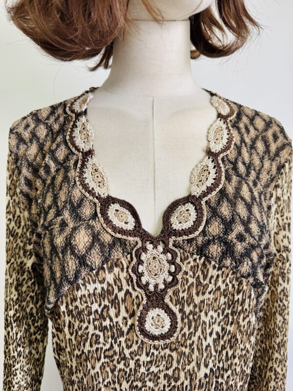 Blusa animal print Talla L - Image 2