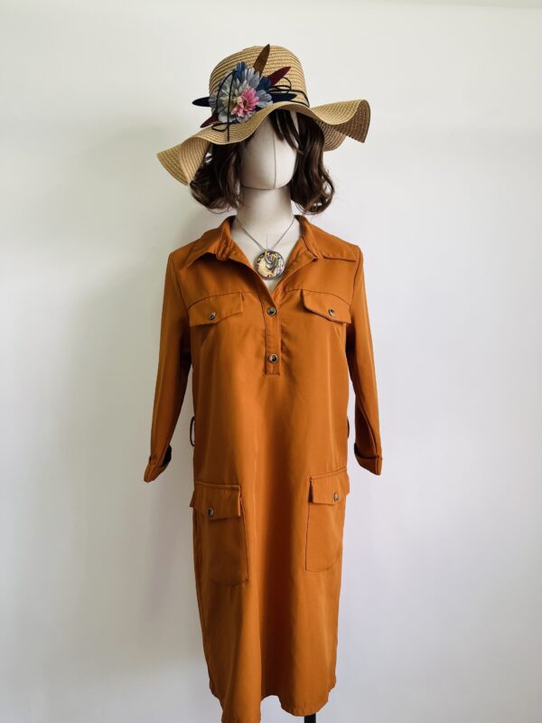 Vestido tipo camisa Talla S