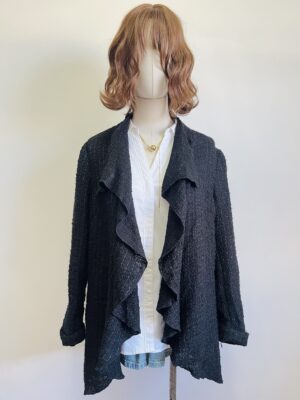 Suéter tweed negro Talla L