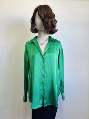 Camisa satinada Zara Talla S-M