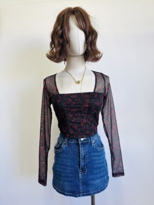 Blusa corta corset Talla S