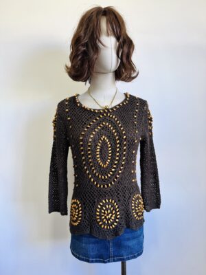 Blusa crochet ramie Talla S-M