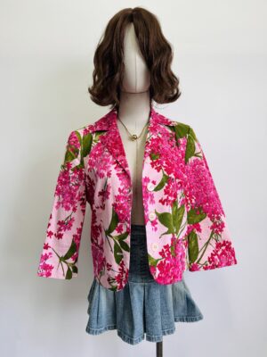 Saco floral Moschino Talla S
