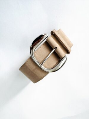 Cinto grueso caf茅 90 cm