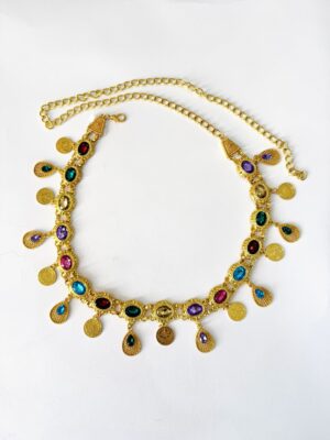 Cinto dorado cuentas Unitalla