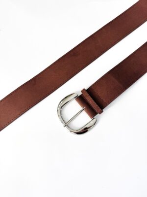 Cinto grueso caf茅 100 cm