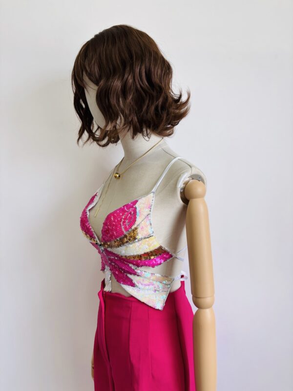 Top mariposa lentejuelas Talla XS-S - Image 2